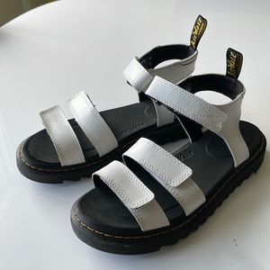 Doc Martin White Sandals like new condition